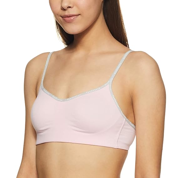 Van Heusen Women’s Beginners Cami Bra – Wireless, Non-Padded, Full Coverage with Seamless Cups & Adjustable Thin Straps